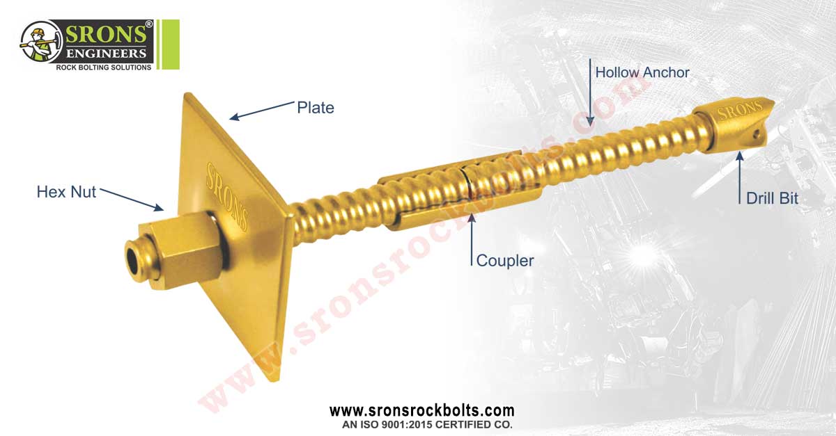 Rock Bolts Self Drilling Rock Bolt Anchor manufacturers exporters in India Ludhiana